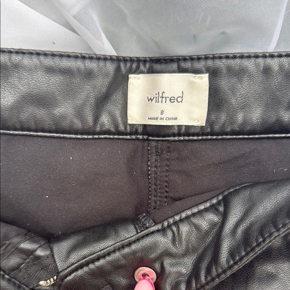 Wilfred Black Rebel Leather Pants - Picture 2 of 2